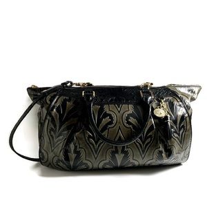 BRAHIM Faye Leather Satchel in Taupe Mirage NWT